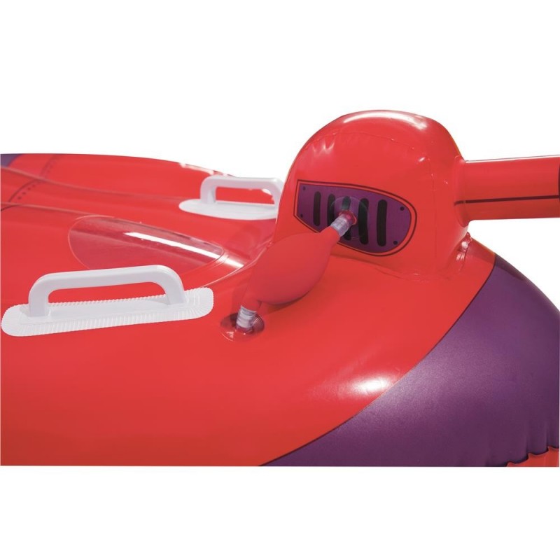 Cavalcabile space splasher con oblo, maniglie e pompa a mano