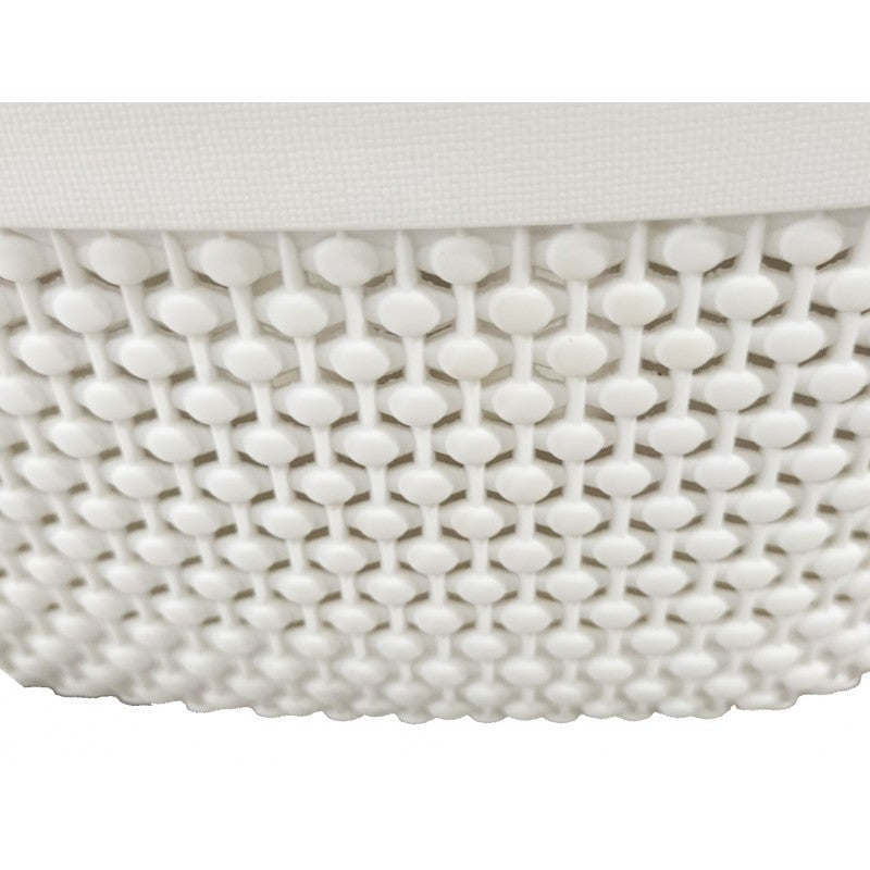 Cestino plastica con coperchio bamboo