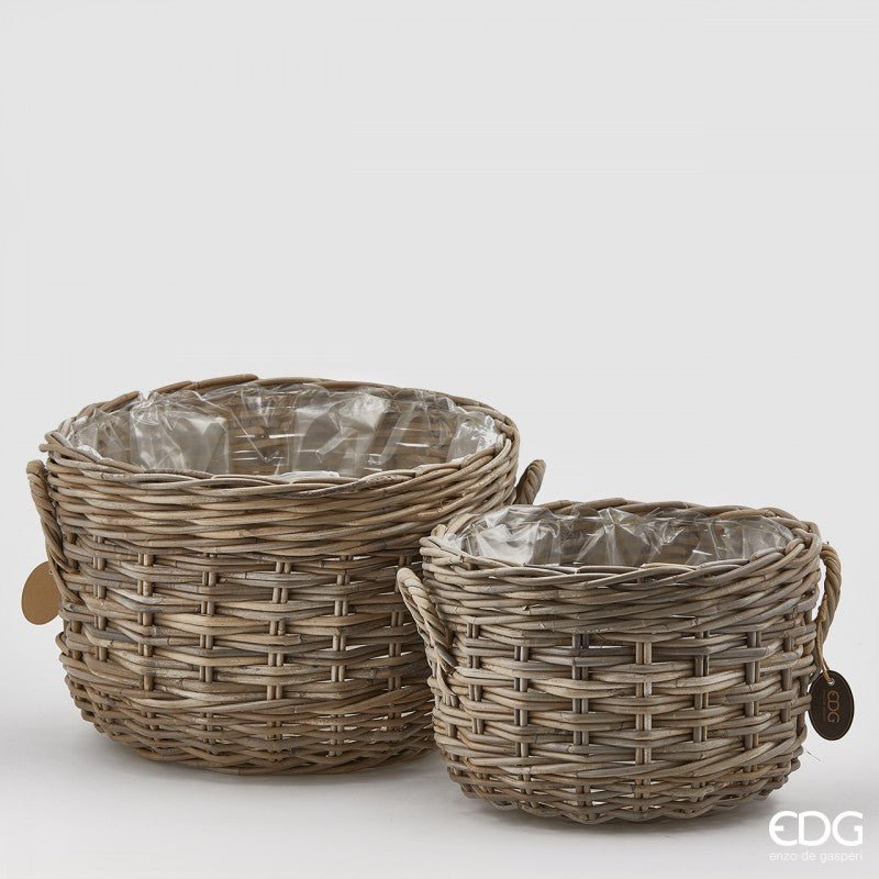 Cesto Rattan Ovale | EDG - Perrone Shop