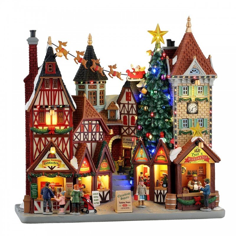 Facciata Piazza Christkindl | Lemax - Perrone Shop