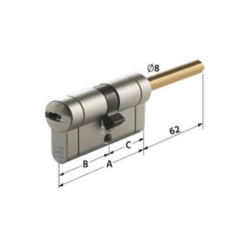 Cilindro Con Pomolo Pro Champions Mottura Con 5 Chiavi - Perrone Shop