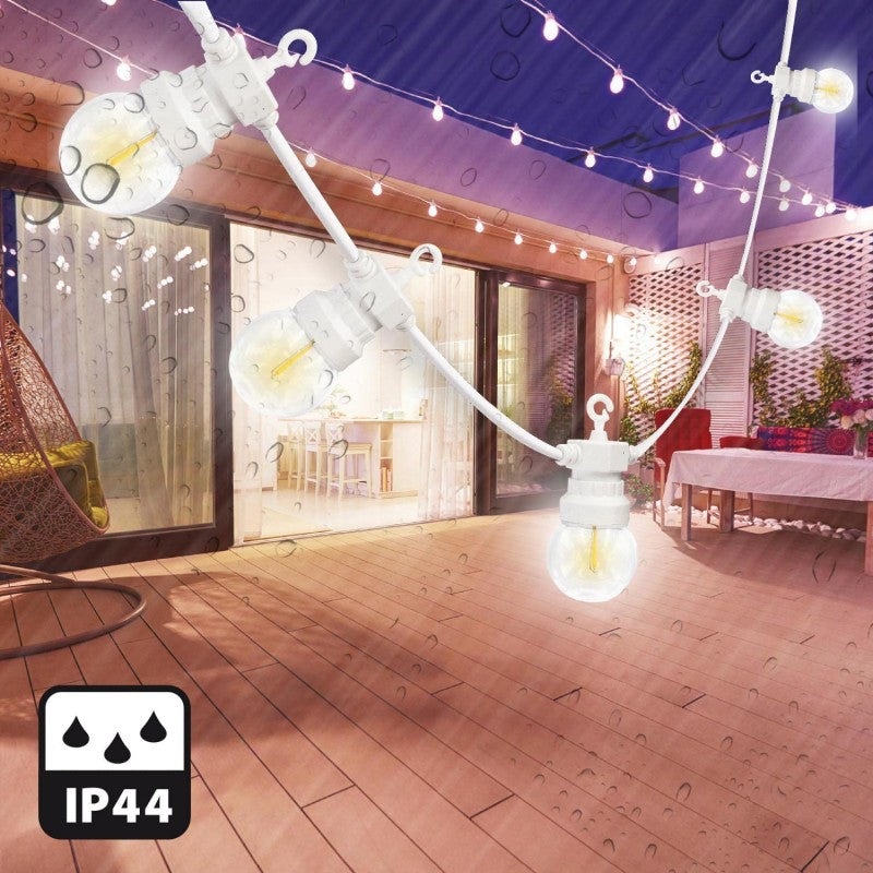 Catena luminosa 20 Bulbi luce calda