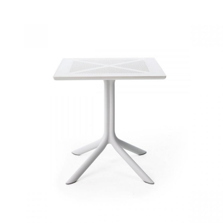Tavolo da giardino bianco Clipx 70 Nardi