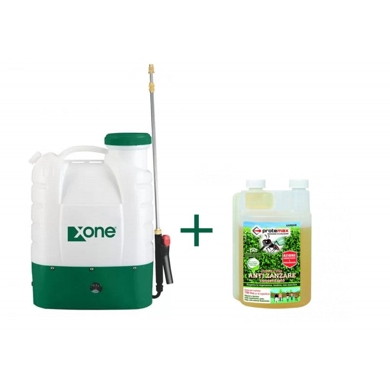 Combo killer con pompa a spalla a litio Xone + antizanzare Protemax