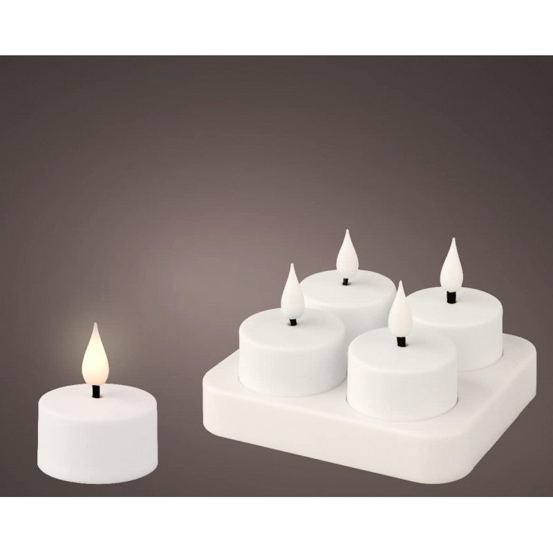 Confezione 4 Tealight Led