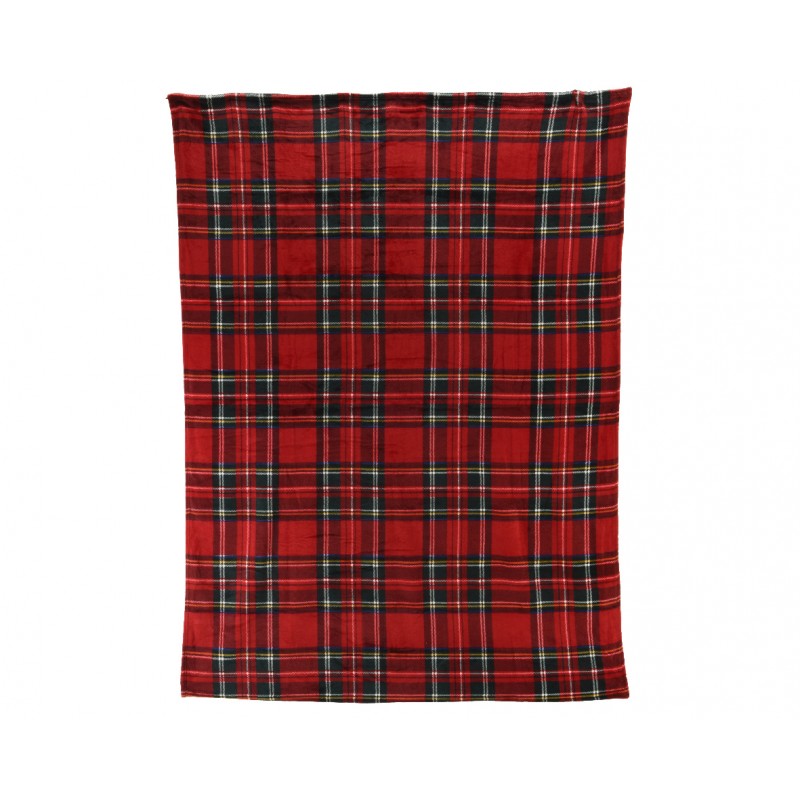 Coperta natalizia di flanella scozzese