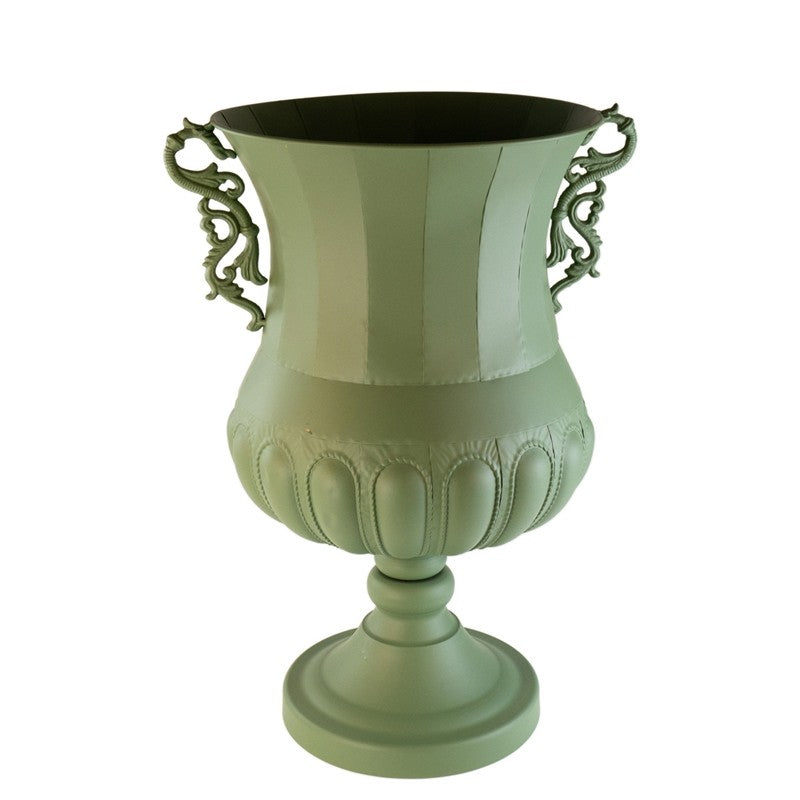 Coppa verde in metallo h59cm