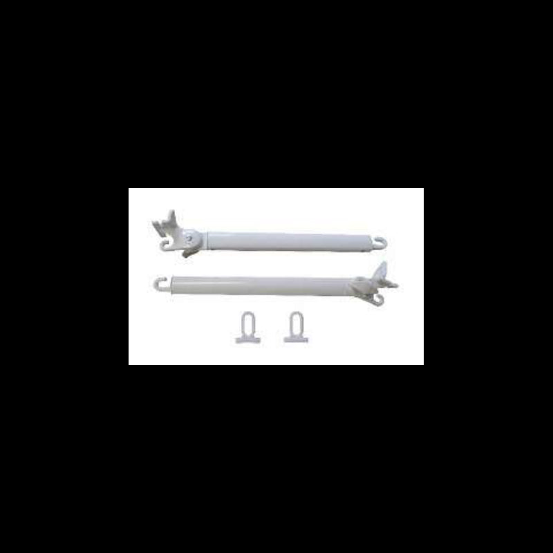 Coppia Braccetti Tende A Caduta+2 Anelli
