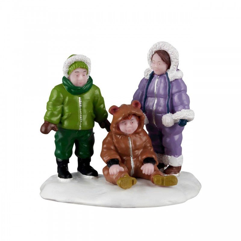 Soggetto Bambini con tuta da sci | Lemax - Perrone Shop
