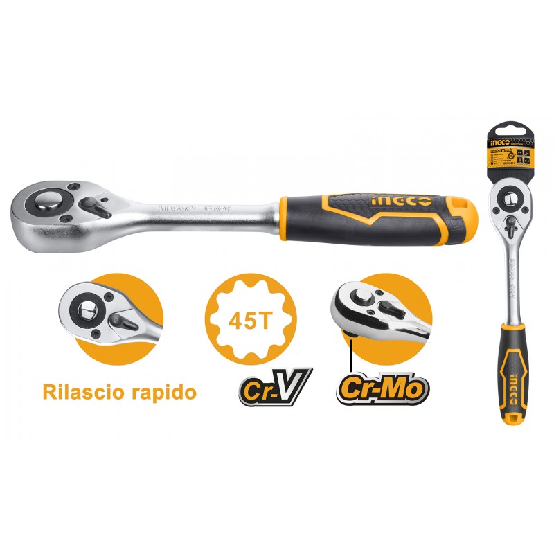 Cricchetto reversibile 45 denti