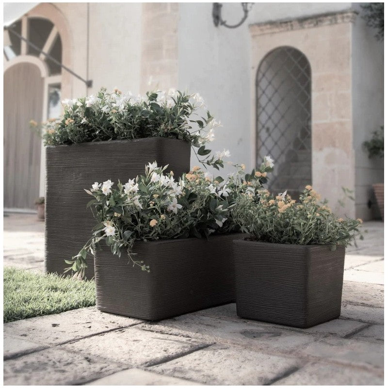 Vaso Cubri Rigato Shabby 35 Cm