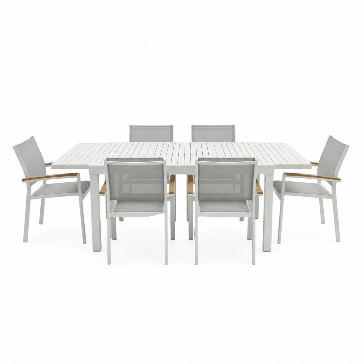 Set da giardino allungabile Zeus con 6 sedie Era | Xone - Perrone Shop
