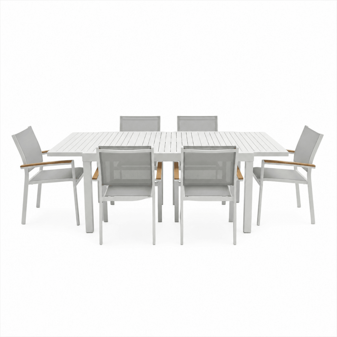 Set da giardino allungabile Zeus con 6 sedie Era | Xone - Perrone Shop