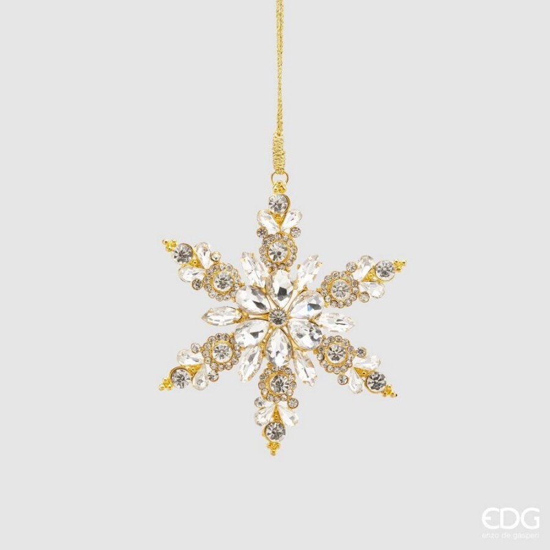Decorazione Fiocconeve Dorato| EDG