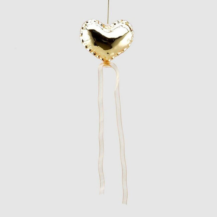Decorazione palloncino a cuore oro EDG