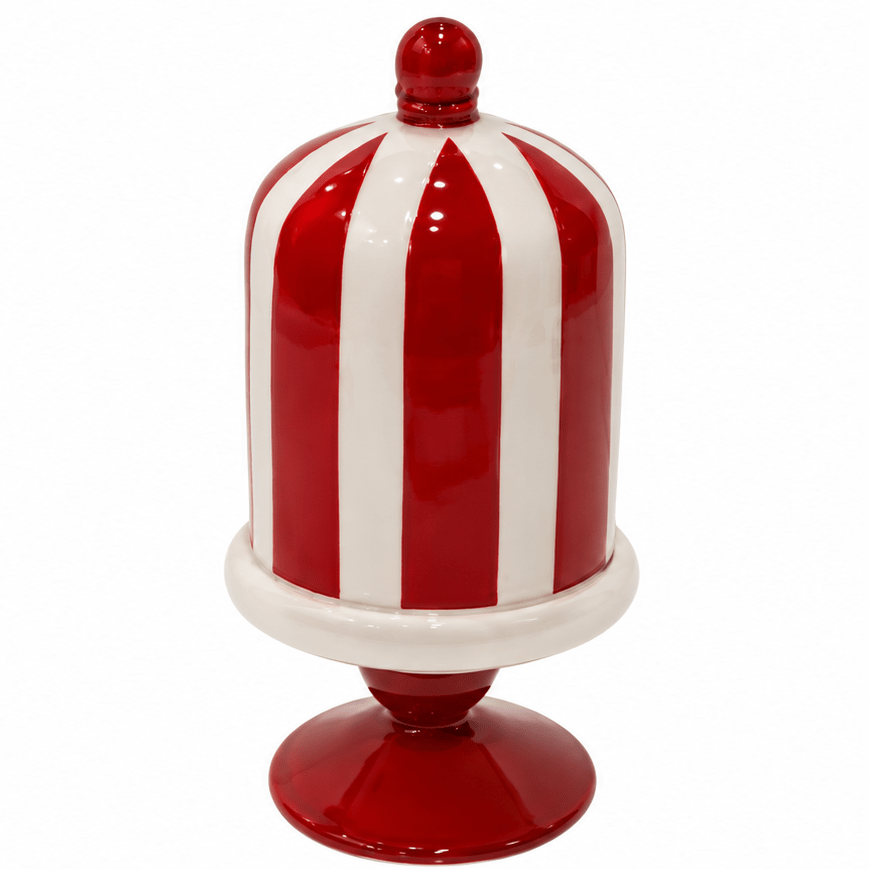 Candela profumata a campana vanilla rossa/bianca | Mercury - Perrone Shop