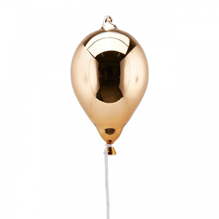 Decoro Palloncino Vetro Oro