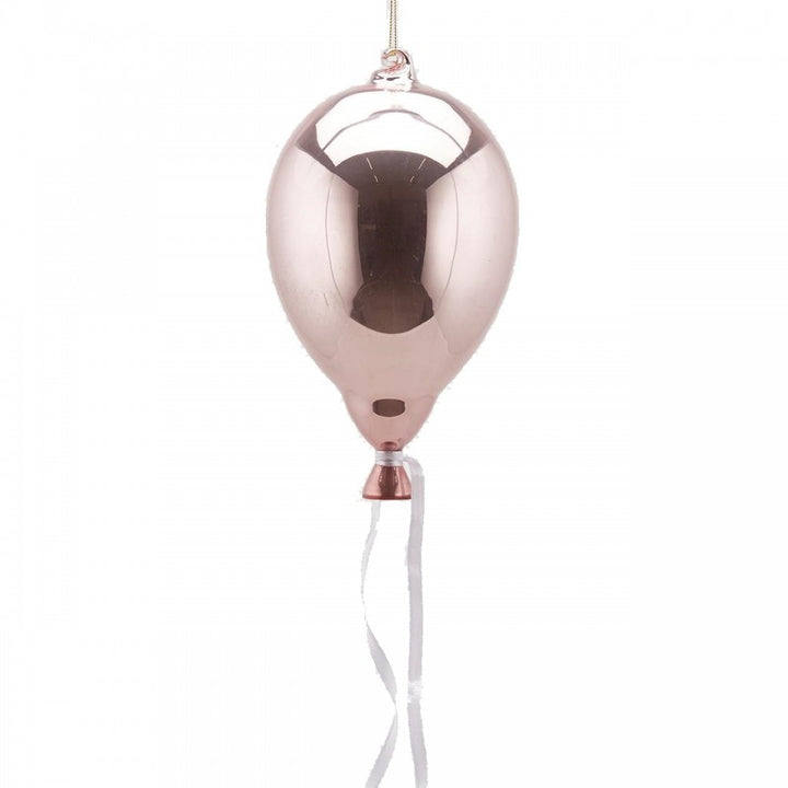 Decoro Palloncino Vetro Rosa