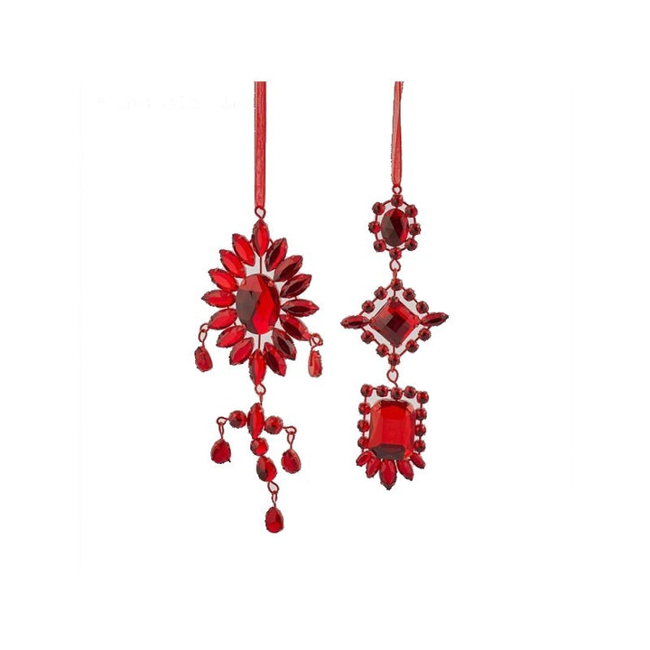 Decoro pendente gemme h20 red