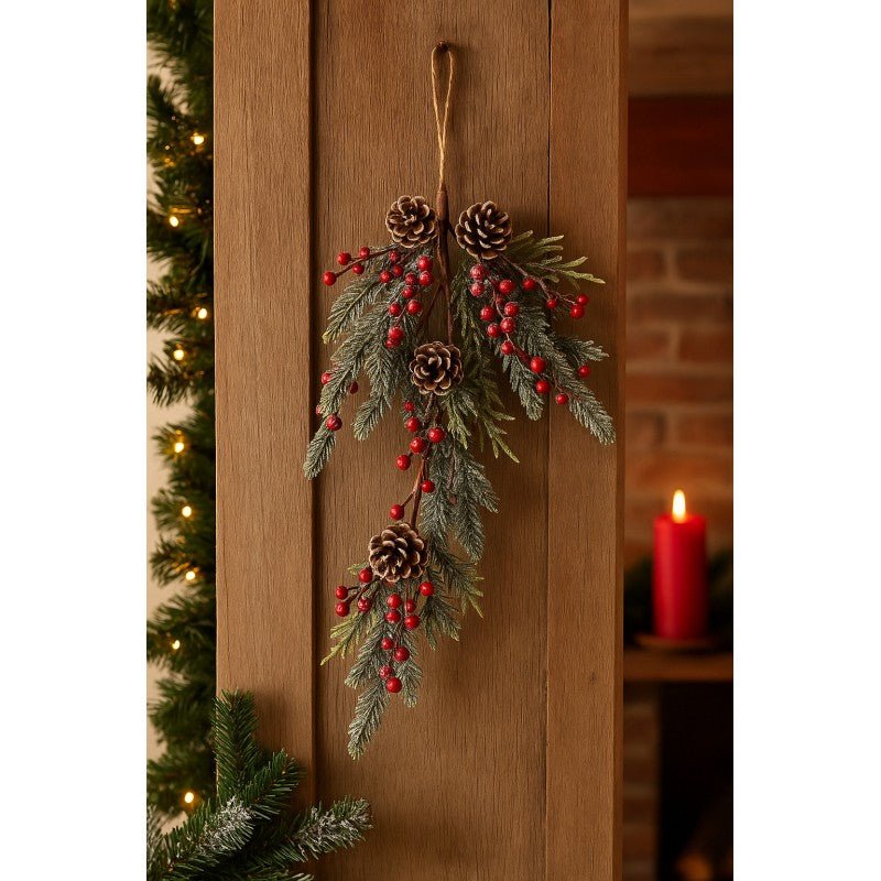 Dietroporta Natalizio con bacche| Mercury - Perrone Shop