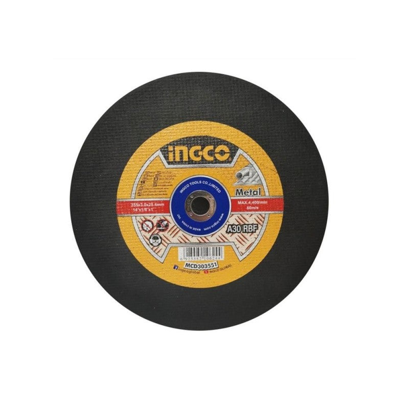 Disco per taglio metallo Ingco cos35568e 355 mm
