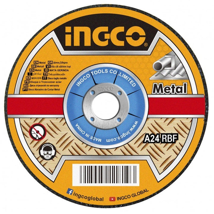 Disco da taglio per metallo Ingco 115x3 mm
