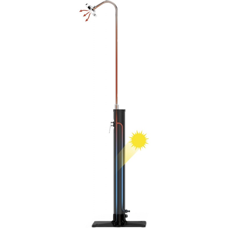 Doccia Solare Con Miscelatore 8 Lt 50x50x218