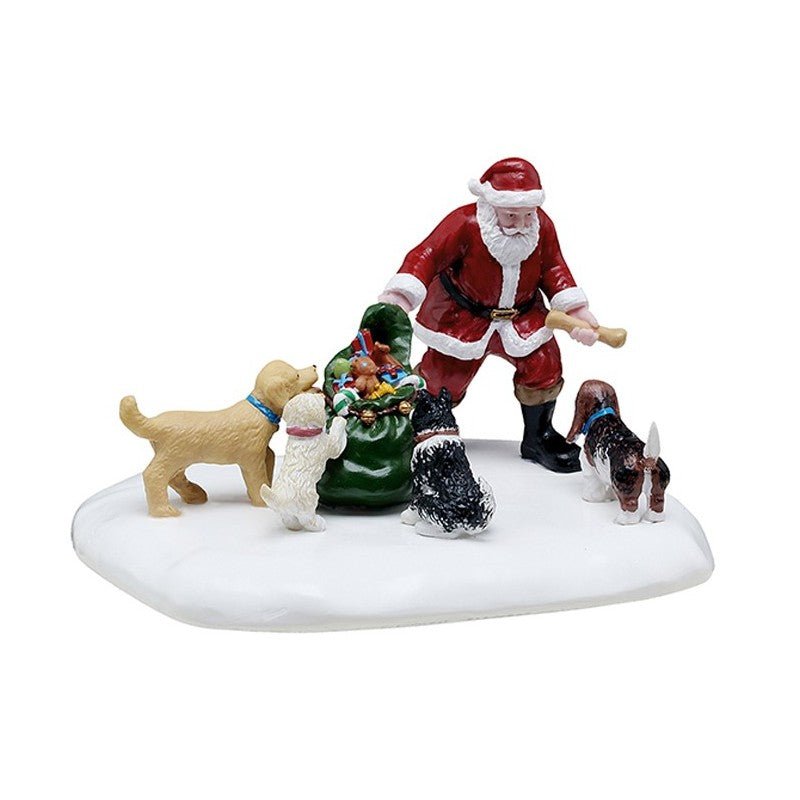 Paesaggio Babbo Natale al parco dei cani | Lemax - Perrone Shop