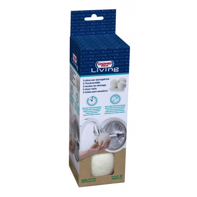 3 Sfere in lana per asciugatrice 40G | DomoLiving