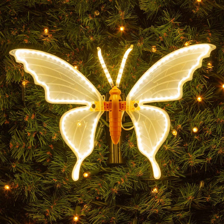 Farfalla luminosa LED 30 cm – 156 SMD Bianco Caldo - Perrone Shop