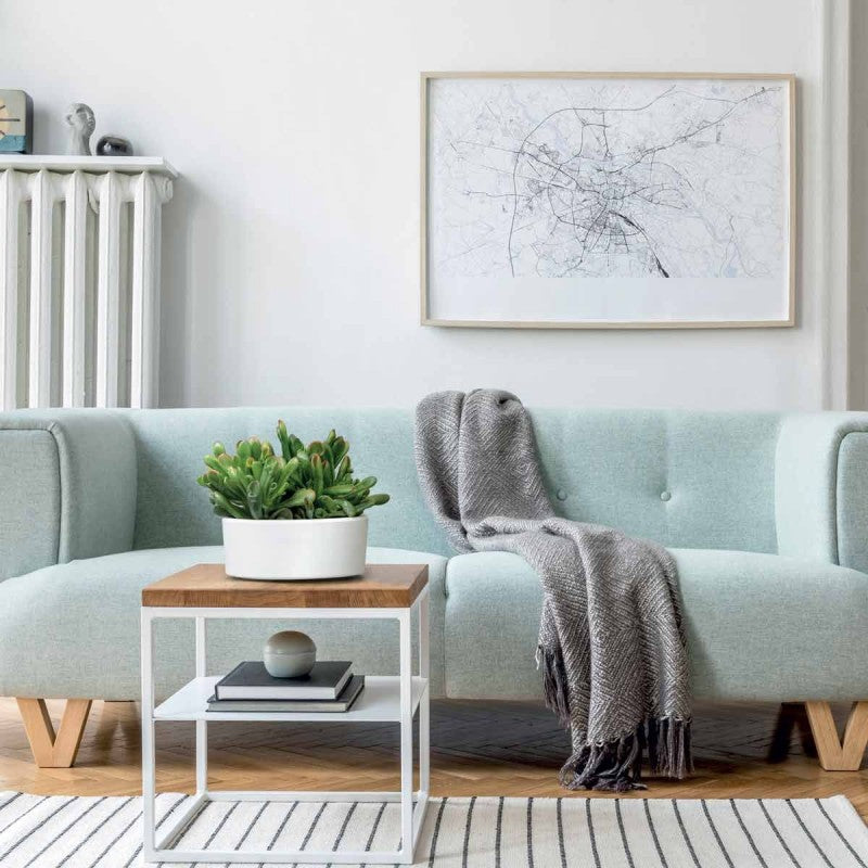 Nicoli Vaso tondo Echo bianco D.25cm