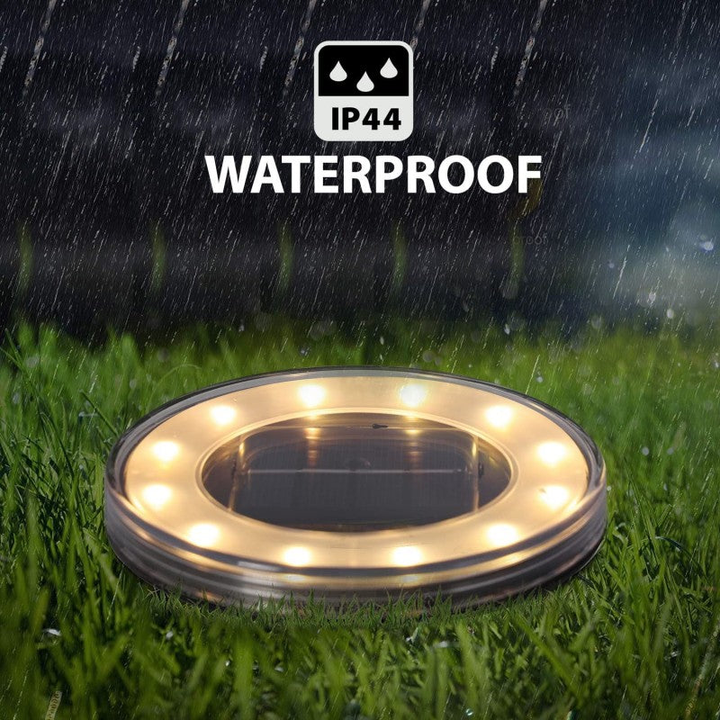 Set 2 luci led solari da terra