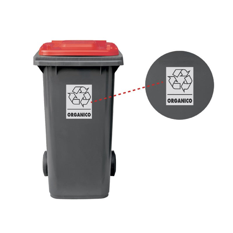 Etichette per bidoni raccolta differenziata