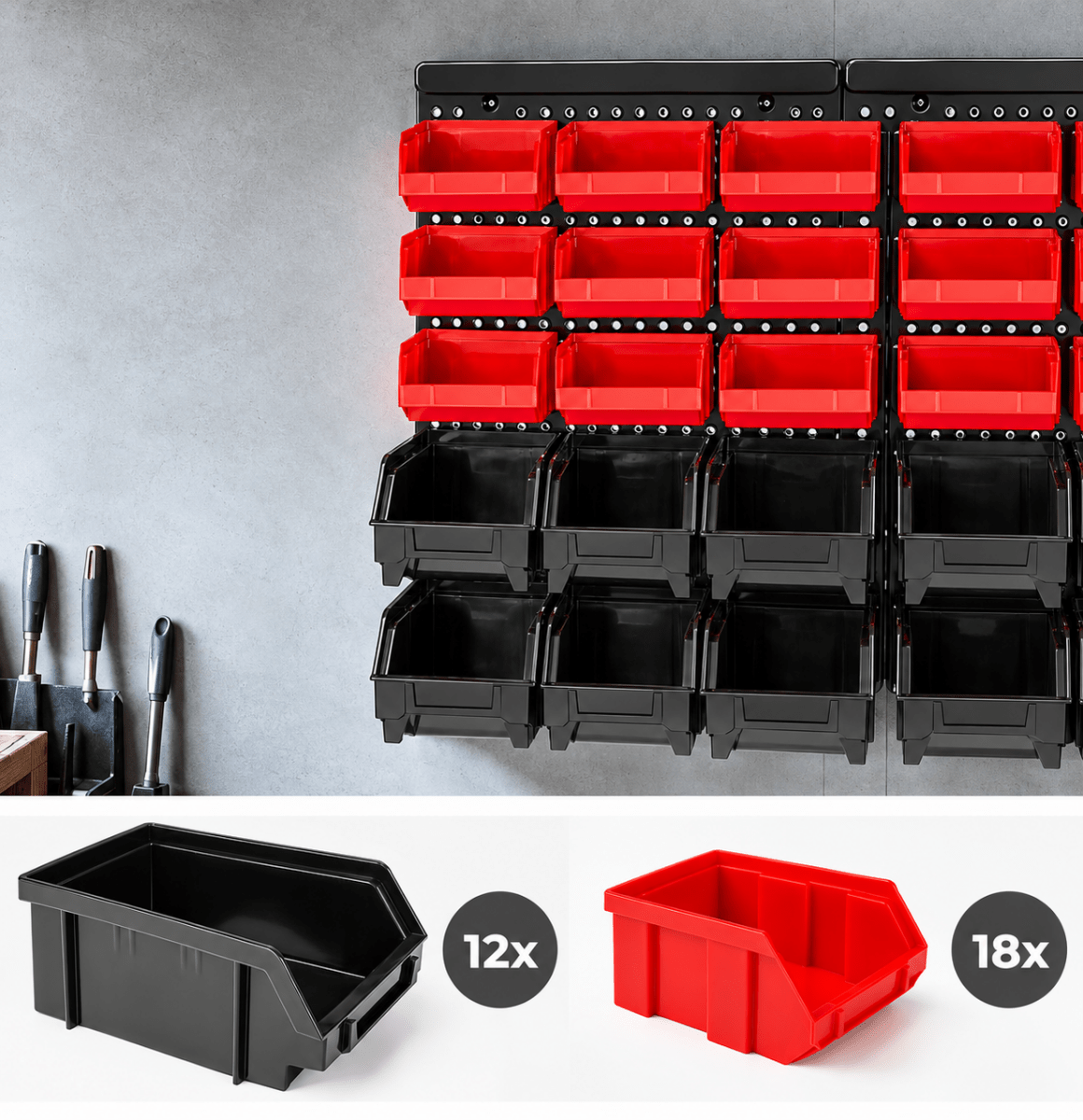 Set 30 Contenitori Portaminuteria Wally da Parete - Perrone Shop