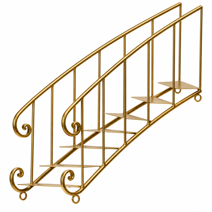 Scala Decorativa in Ferro Oro | Kaemingk