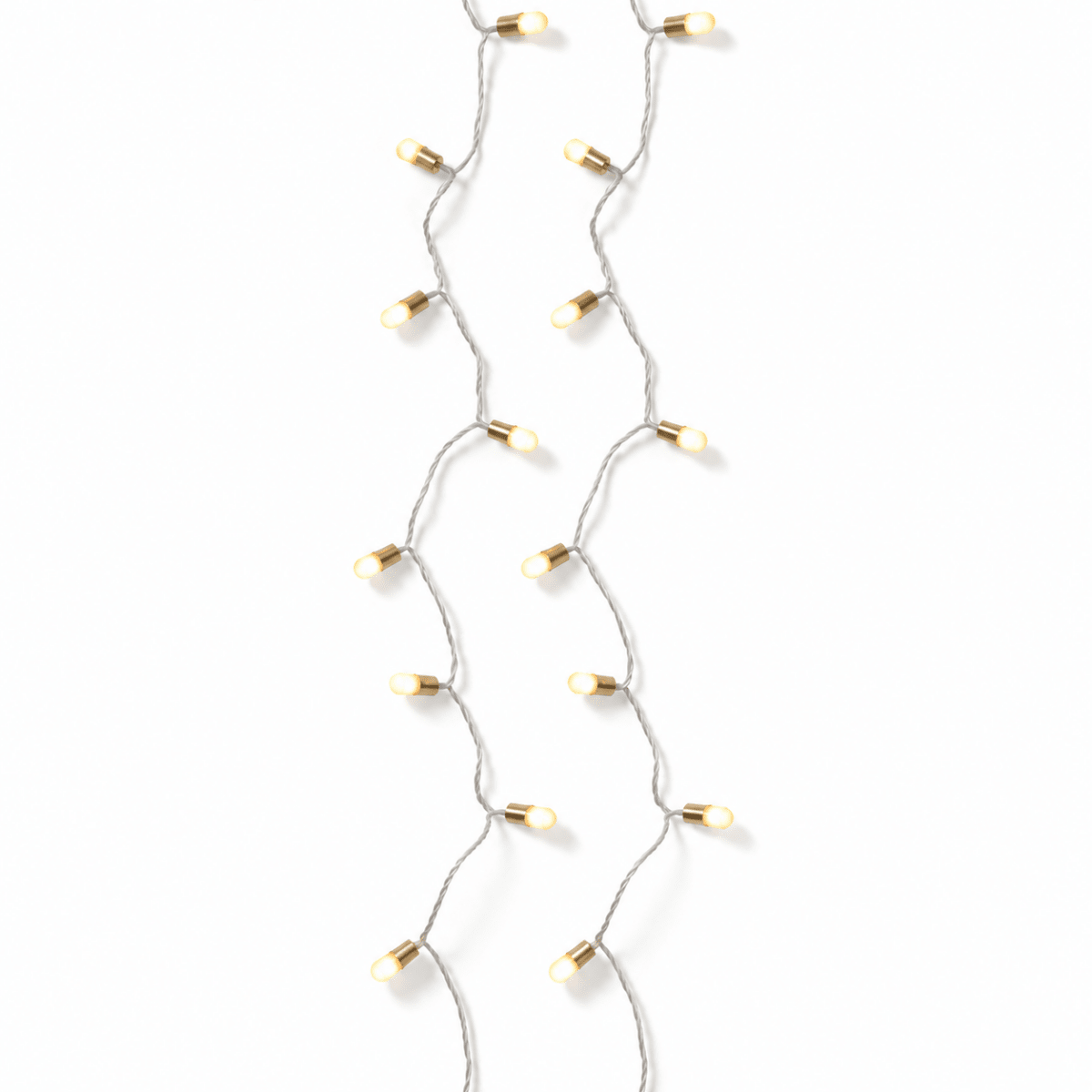 Luci LED Vintage Bianco Caldo con Cavo Bianco 11,9 m | Kaemingk - Perrone Shop