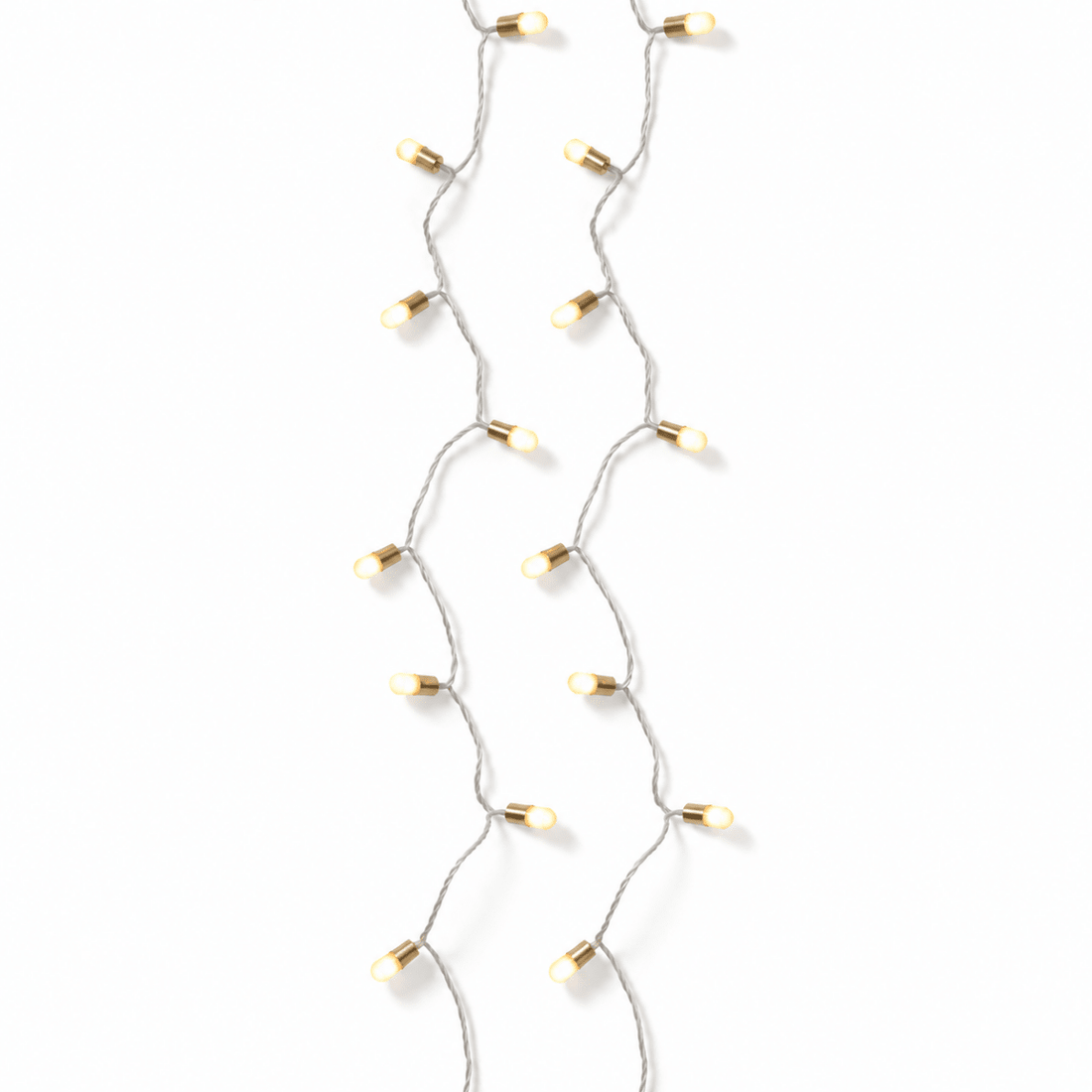 Luci LED Vintage Bianco Caldo con Cavo Bianco 11,9 m | Kaemingk - Perrone Shop