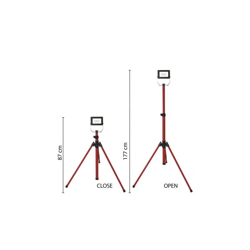 Faro Led 20w con trepiede metallico