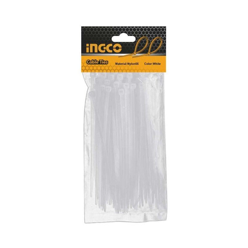 Fascette nylon 3,6 x 200 mm bianche – confezione da 100 pezzi - Perrone Shop
