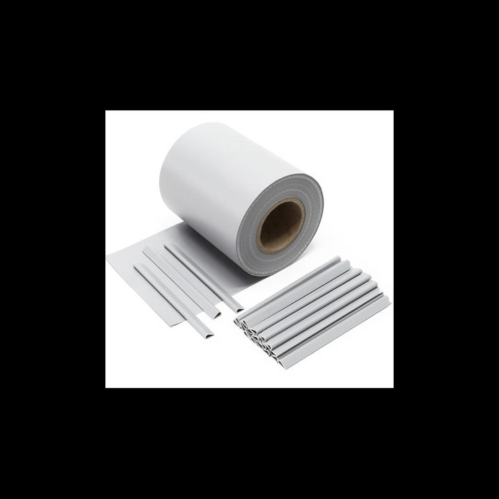 Fascia Frangivista Pvc Bianca con 25 Clip