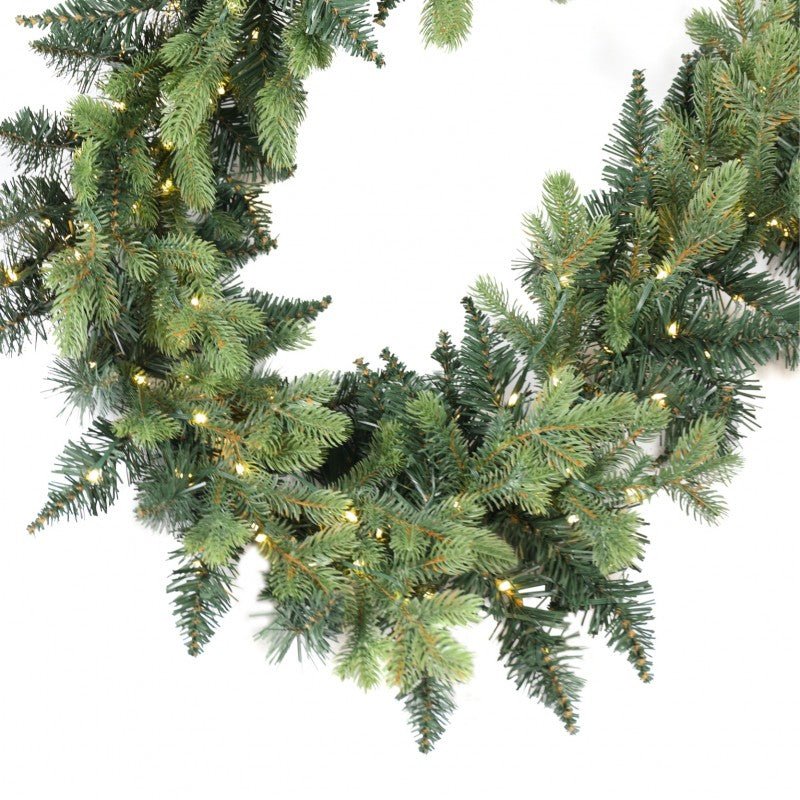 Unique Party Festone Natalizio Con Glitter Oro - Lunghezza 2,7 Metri, Ghirlanda Per Decorazioni Natale