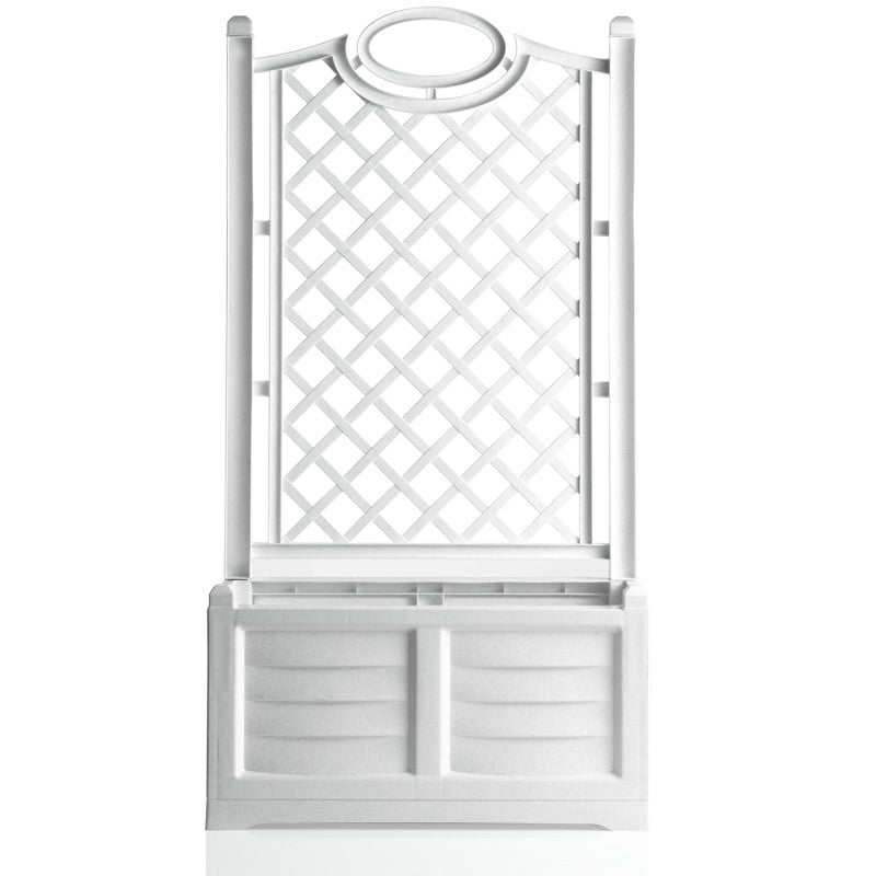 Fioriera con grigliato in plastica 80x42,5x150h cm Bama