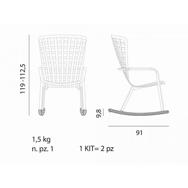 Folio Kit Rocking | Nardi