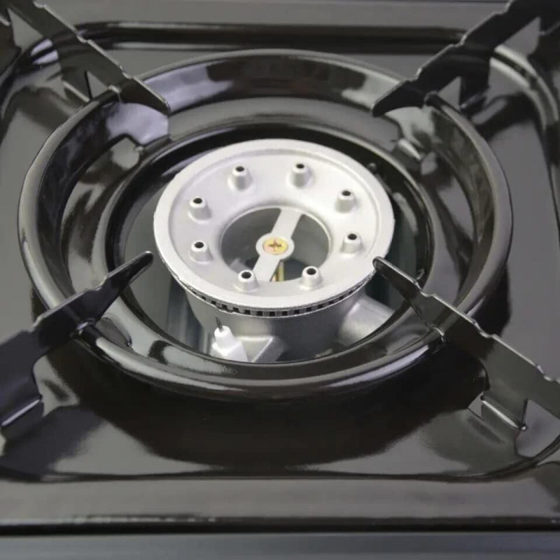 Fornello a gas da campeggio in valigetta