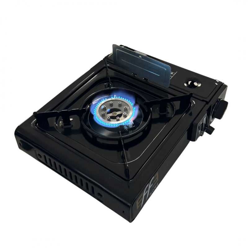 Fornello a gas da campeggio in valigetta