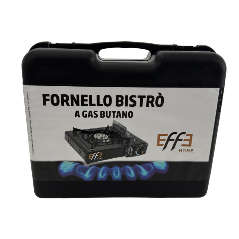 Fornello a gas da campeggio in valigetta