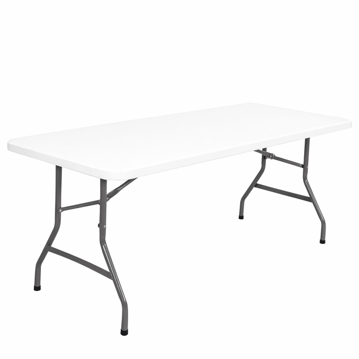 Tavolo da giardino con gambe richiudibili bianco Professionale Catering Xone - Perrone Shop