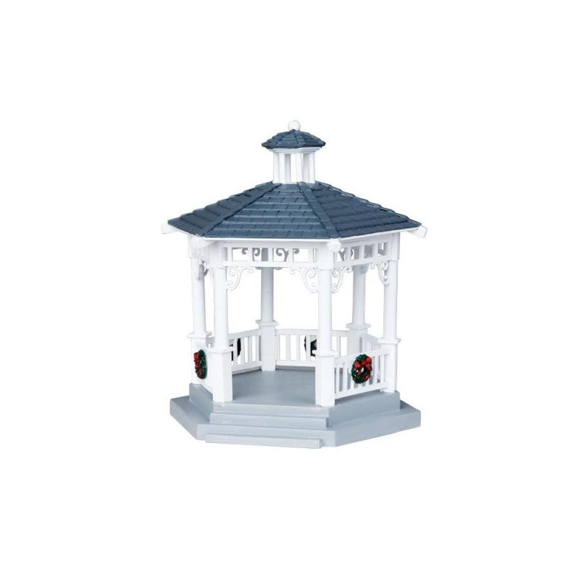 Gazebo con decorazioni natalizie - Lemax