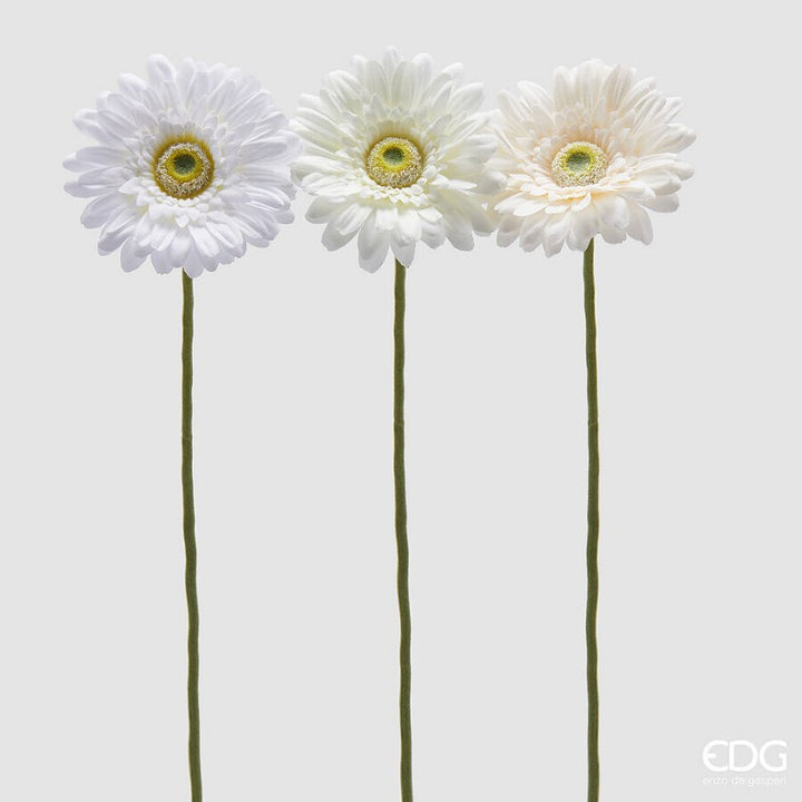 Gerbera ramo artificiale bianca | EDG