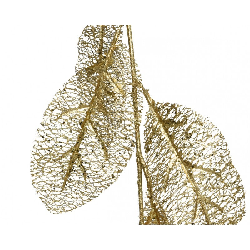 Ghirlanda Foglie Oro 190cm